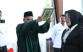 Pengambilan Sumpah Ketua dan anggota MPD Bener Meriah (dok Ist)