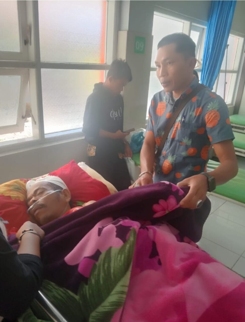 Korban amukan gajah liar sedang dirawat di RS Datu Beru Takengon (dok Ist).