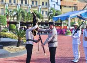 Brigjen Marzuki Ali Basyah dan Irjen Achmad Kartiko Serah Terima Pataka Machdum Sakti