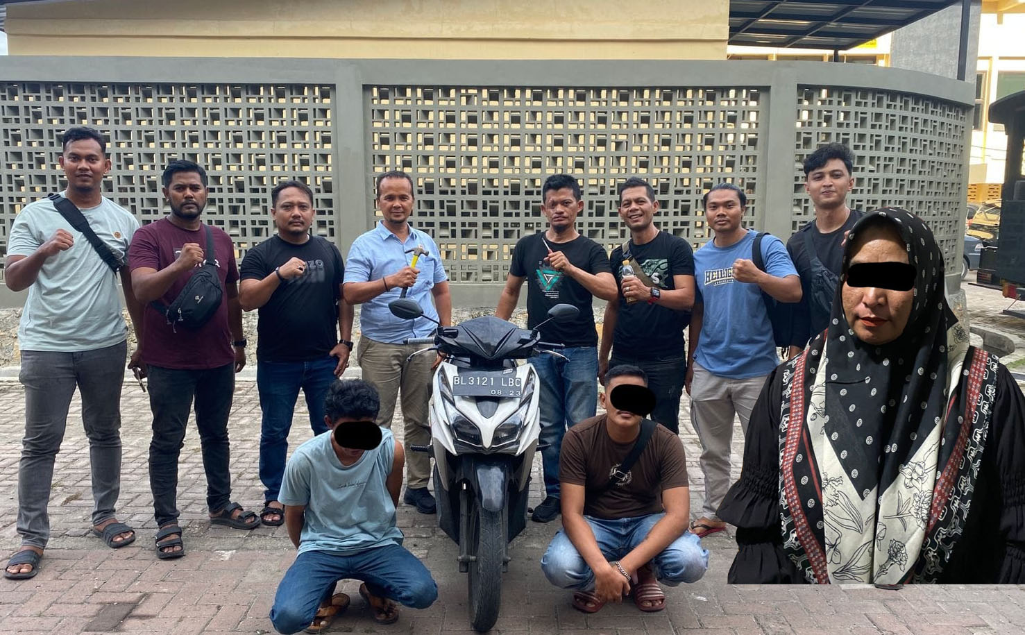 Motor Raib di Parkiran Toko, Polisi Buru Pencuri Sampai Aceh Besar, IRT Ikut Jadi Penadah!