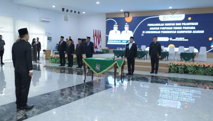 Wakil Bupati Lantik Kepala Pelaksana BPBD Asahan