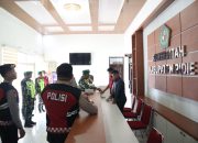 Polres Pidie Bersama Kodim 0102/Pidie Gelar Patroli Di Sejumlah Gedung Pemerintahan
