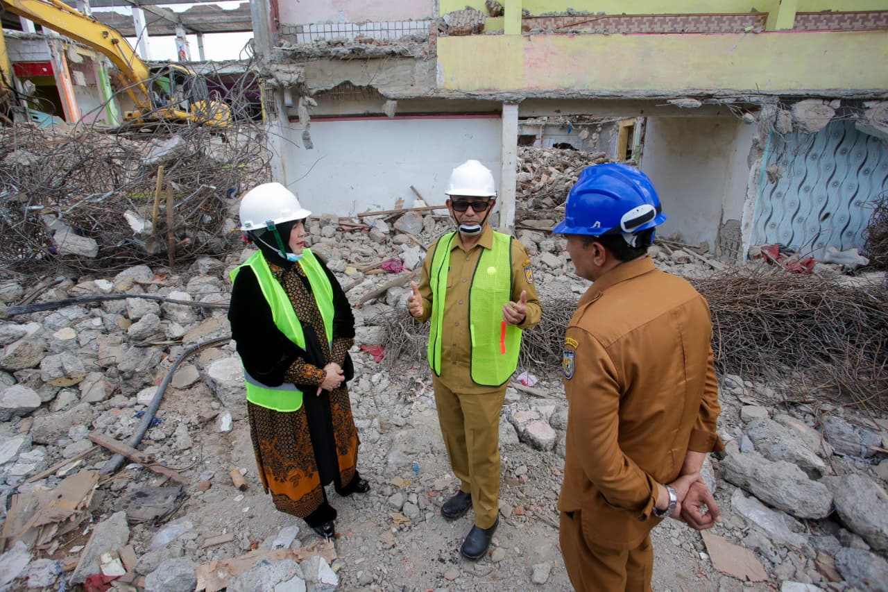 Eks Pasar Aceh Dibongkar, Oktober Rampung dan Disulap Jadi Spot Kuliner & Parkir Baru