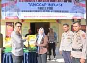 Kapolres Pidie Pantau Pelaksanaan Gerakan Pangan Murah di Mapolsek Mutiara Barat