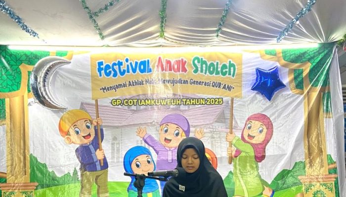 Menyambut Maulid, Gampong Cot Lamkuweuh Gelar Festival Anak Saleh
