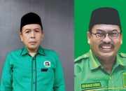Ketua DPC PPP Aceh Selatan Tgk. Dhaifunnas (kiri) dan Abubakar Sidiq, Ketua DPC PPP Kota Langsa (Kanan)