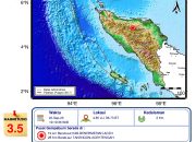 Jumlah Gempa Meningkat, Status Gunung Api Burni Telong Kembali Meningkat