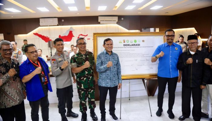 Jaga Lingkungan dari Tambang Liar, Forkopimda Deklarasi Green Policing