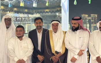 Gubernur Aceh, H. Muzakir Manaf, melakukan pertemuan & memaparkan berbagai peluang investasi di Aceh kepada para investor asal Timur Tengah dalam sebuah pertemuan di Kota Makkah Al-mukarramah, Kamis, 16 okt 2025