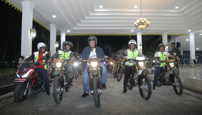 Bupati Pimpin Patroli Gabungan Malam, Jaga Kondusifitas
