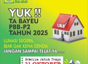 Warga Aceh Besar Diimbau Segera Lunasi PBB Tahun Ini