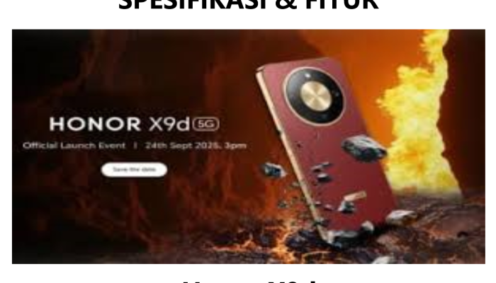 Outdoor & Gaming? Honor X9d Tahan Air & Powerfull!