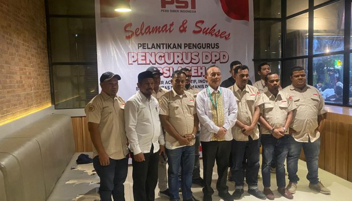 ‎DPD PSI Aceh Resmi Dilantik, Taswin Tegaskan Komitmen Jaga Profesionalisme Pers