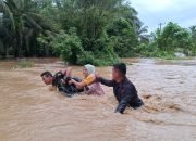 Ribuan Warga masih Terjebak banjir, Personel Kodam IM bantu evakuasi.