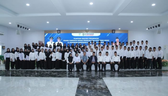 PPPK Asahan Ikuti Pelantikan Serentak Daring Kemensos RI