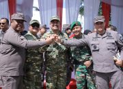 Bupati dan Wakil Bupati Asahan Hadiri Upacara HUT TNI ke -80