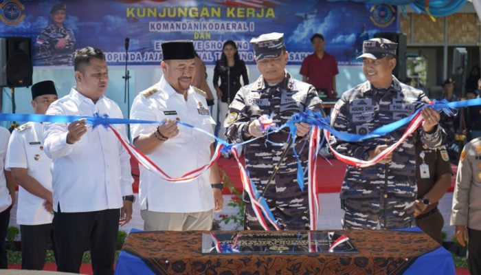 Komandan Kodaeral I Resmikan Pendopo Kencono, Ajak Forkopimda Jaga Sinergi Maritim