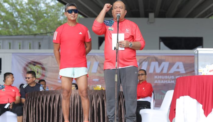 Bupati Asahan Ikut Meriahkan Run Prima TNI