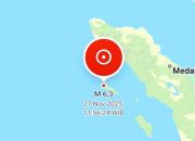 Usai Cuaca Ekstrem, Banjir dan Longsor, Aceh Kembali Dilanda Gempa Bumi