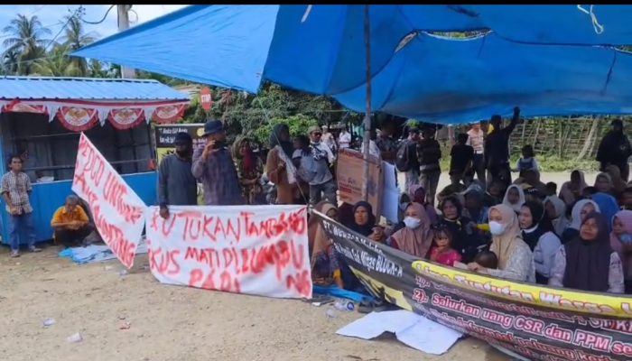Warga Lingkar Tambang Demo  PT Medco E & P Malaka, Tuntut Keadilan