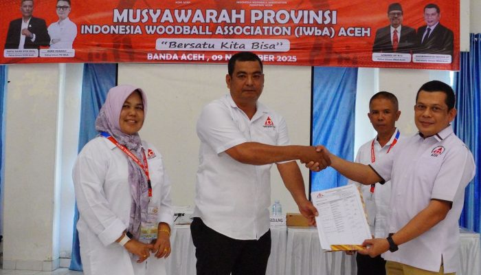 Iwan Wahfar Terpilih Aklamasi Pimpin Pengprov Woodball Aceh 2025-2029