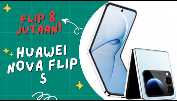 Bosan HP Biasa? Huawei nova Flip S Hadir dengan Layar Cover