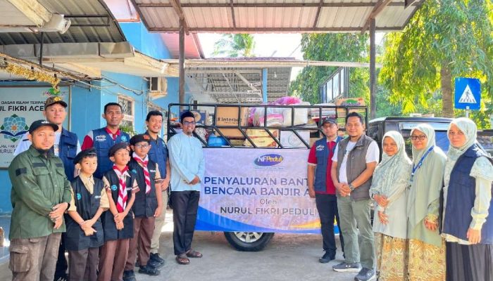 Nurul Fikri Peduli,  Salurkan 1 Ton Bantuan untuk Bencana Banjir Aceh