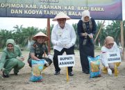 Forkopimda Asahan Dukung Tanam Padi Gogo Kodim 0208/AS