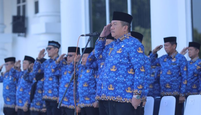 Upacara HUT Korpri ke-54 Bupati Asahan,Ajak ASN Perkuat zan