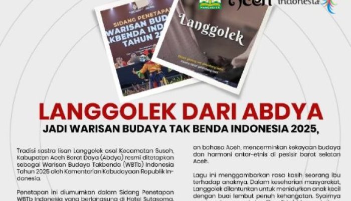 Langgolek: Warisan Tutur Abdya yang Kian Menggema di Pentas Nasional