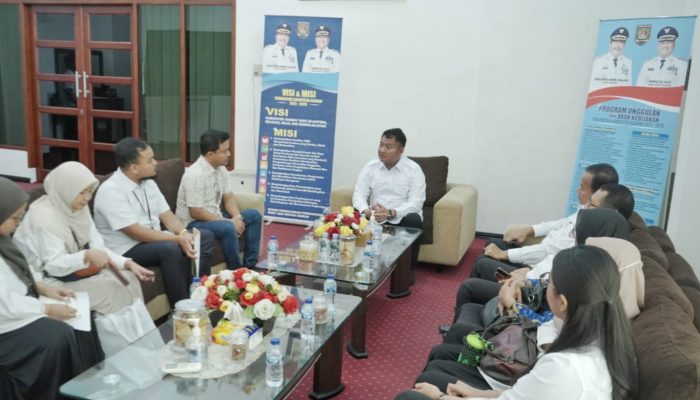 Wakil Bupati Asahan Terima Kunjungan Bappenas,Pastikan Stabilitas Harga Beras