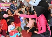 Pulihkan Kondisi Pasca Banjir Polres Pidie Gelar Trauma Healing untuk Anak-anak Pengungsi