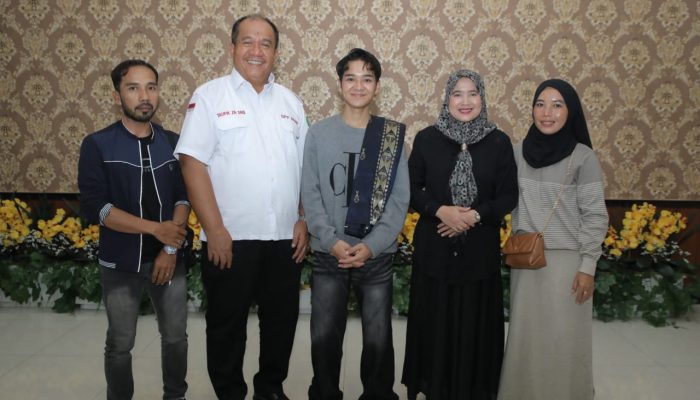 Bupati Asahan Sambut Kepulangan Arbil DA 7 Indosiar