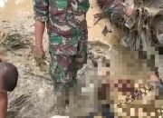 Warga Kecamatan Langkahan Temukan Mayat Telungkup dikebun Sawit