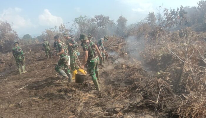 Puluhan Hektare Lahan Terbakar, Tim Gabungan Berjibaku Cegah Api Meluas
