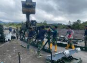 TNI Kebut Jembatan Bailey Karang Rejo
