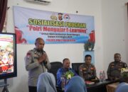 Polres Pidie Sosialisasikan Program Polri Mengajar E-Learning di SMK Negeri 1 Sigli