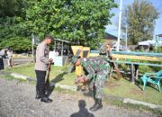 Polres Pidie bersama Kodim dan Pemkab Pidie Dukung Gerakan Indonesia Asri Lewat Jumat Bersih