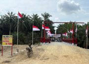TNI Rampungkan Jembatan Bailey Alue Leuhob, Akses Tiga Kecamatan Pulih