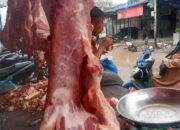 Harga Daging Meugang 180 Perkilo di Panton Labu