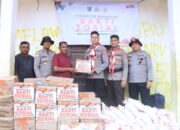 Mahasiswa STIK Angkatan 83 Salurkan Bansos untuk Korban Banjir di Buket Linteung