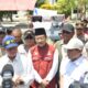 Wagub Aceh Dampingi Mendagri dan Mensos Tinjau Huntara serta Serahkan Bantuan Korban Bencana di Pidie Jaya