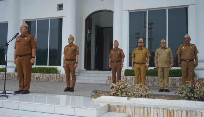 Ini Pesan Sekda Asahan Saat Pimpin Apel Gabungan di Bulan Maret 2026