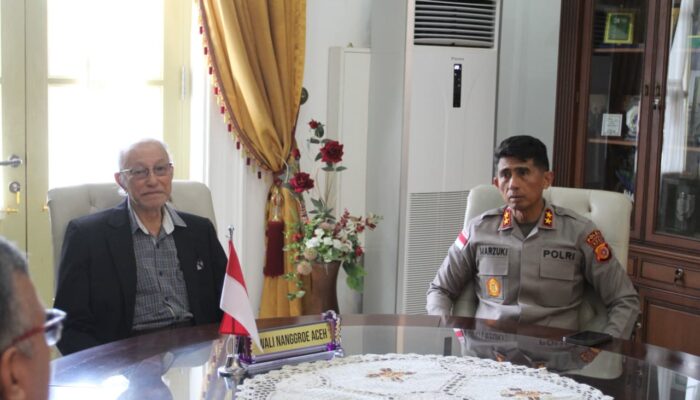 Wali Nanggroe Terima Kapolda Aceh, Bahas Bencana, Narkotika dan Stabilitas Daerah