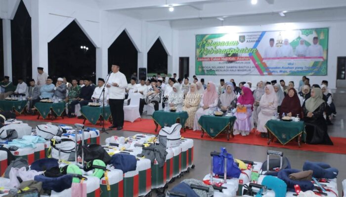 Bupati Asahan Lepaskan 241 Jamaah Haji Kloter 7 Tahun 2026
