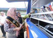 Bunda Literasi Asahan Melihat Perpustakaan Keliling,Tumbuhkan Minat Baca Sejak Dini