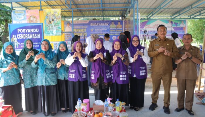 Pembina Posyandu Tinjau Dua Posyandu, Cek Kesiapan Petugas