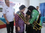 Bunda Literasi Kabupaten Asahan Hadiri Pelantikan Bunda Literasi Kecamatan Meranti
