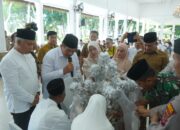 Calon Jamaah Haji Di Upah-Upah Bupati Asahan,Siap Berangkat Ke Tanah Suci