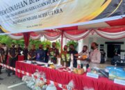 Kajari Aceh Utara Musnahkan 4,6 kg Sabu Dan Barang Ilegal
